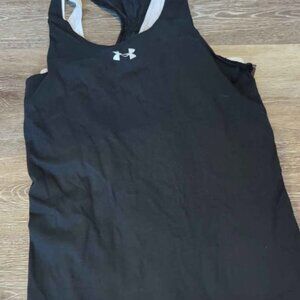 Under armour youth large double the fun tank girls new
